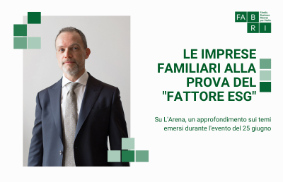 Le imprese familiari alla prova del “fattore ESG”